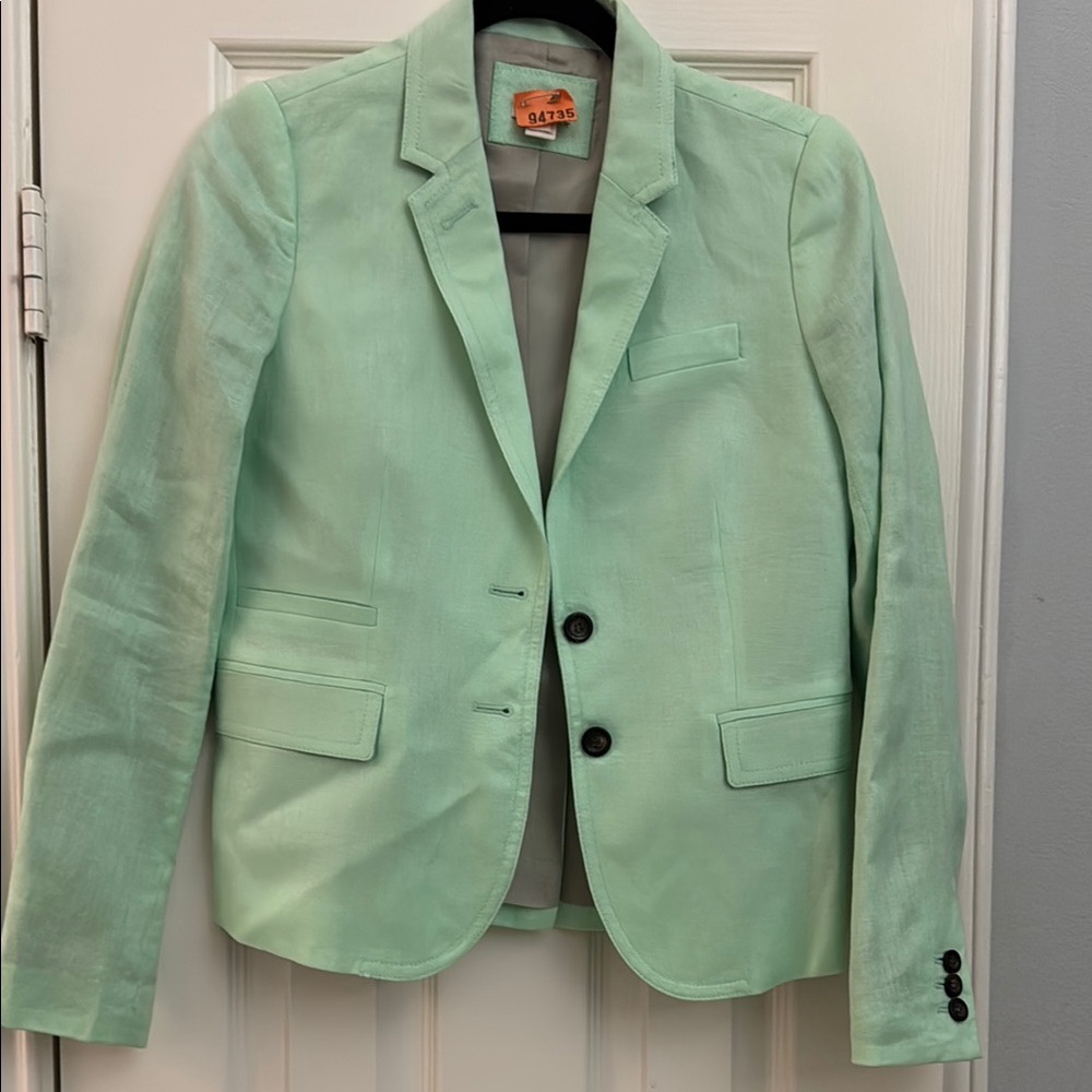 SIZE 4 J. Crew Linen blazer